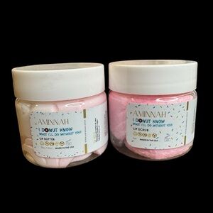 Aminnah I Donut Know What I’ll Do Without You Lip Butter & Scrub Duo
